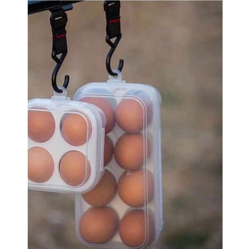 Outdoor Camping Shockproof Shatterproof Protective Storage Box Container Anti-drop Portable Plastic Egg Tray