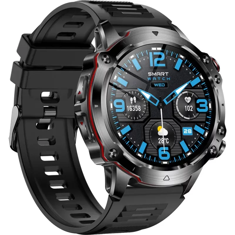 ZW48 Smartwatch Heart Rate Pressure Health Monitor Sports Tracker Blood Oxygen Wearable Mart Wristwatch Outdoor