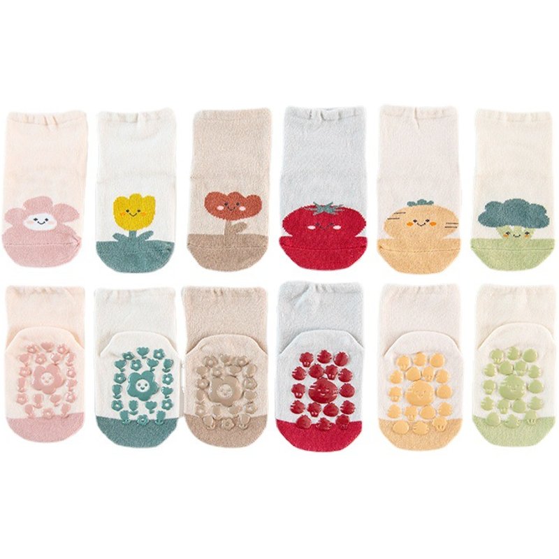 Kids'socks Children's floor socks fall and winter new silicone anti-slip baby baby