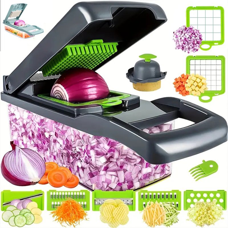 Multi Functional Kitchen Vegetable Cutting Tool Potato Cucumber Slicer Shredder Household Slicer