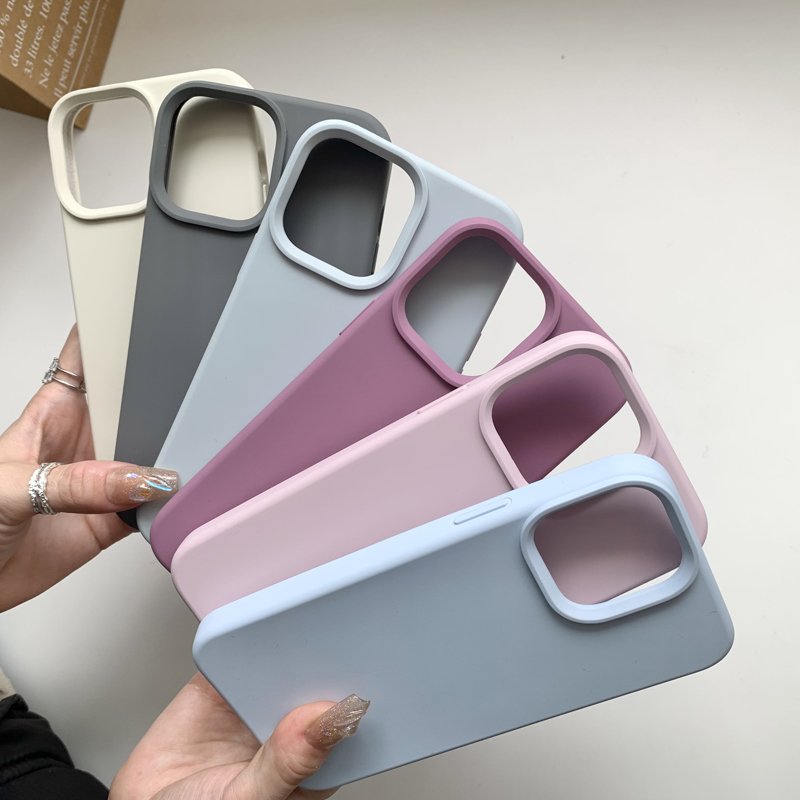 Liquid Silicone Phone For IPhone 11 12 Pro Max XS XR 7 8 14 15 Plus Phone Protection Case Phone Cover
