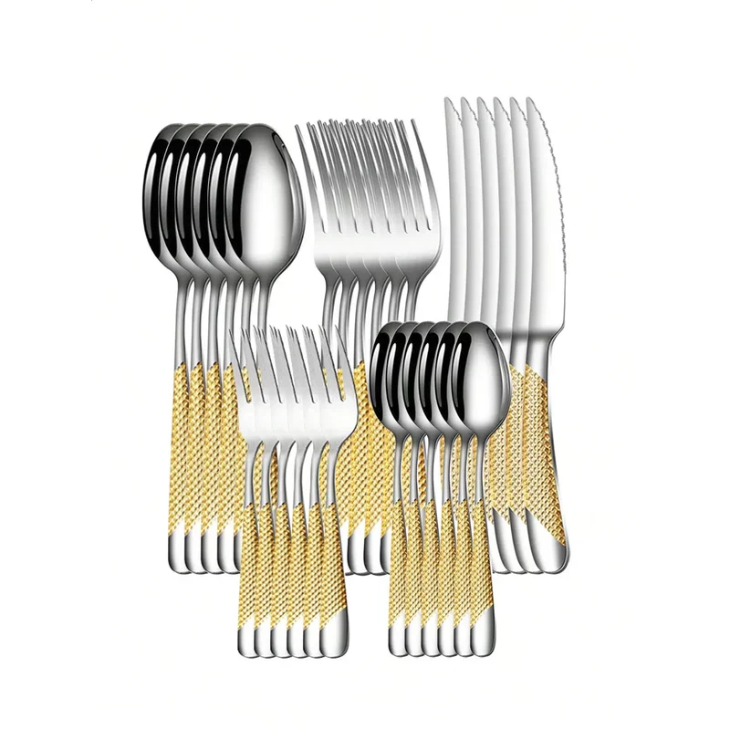 Star Cutlery Set - 30-Pc|Dia Pattern|Kitchen/Dining