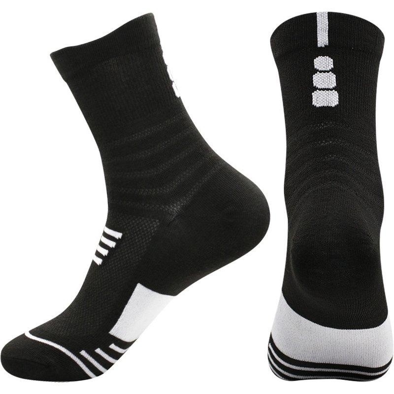 Unisex Sports socks Elite socks Basketball socks men's and women's mid-tube running socks Badminton socks