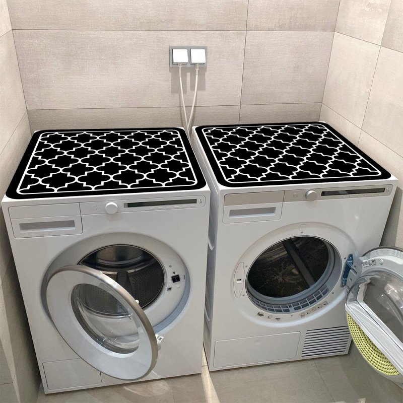 Cross-border drum washing machine dust mat household bathroom diatom mud style absorbent floor mat refrigerator absorbent non-slip mat