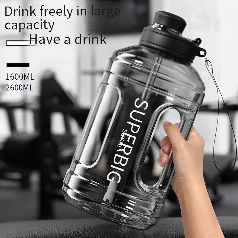 Home Garden New High Value Large Capacity Ton Barrel Double Drinking Mouth Sports Fitness Kettle Men And Women Outdoor Portable Water Cup