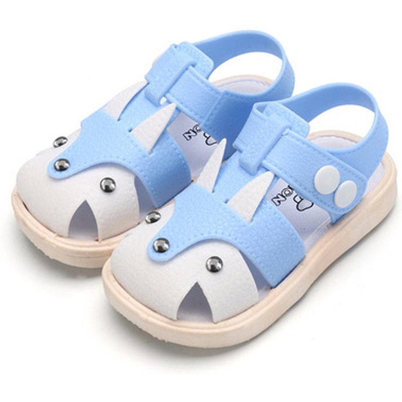 Kid's Clothing 2024 summer new children's sandals, beach shoes, boys' baby shoes, pvc cartoon children's shoes sandals