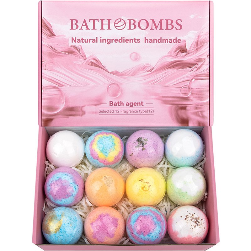 Bath Salt Balls Boxed Dried Flower Bath Balls Sea Salt Bath Balls Bubble Balls Foot Bath Salt Balls Bath Salt