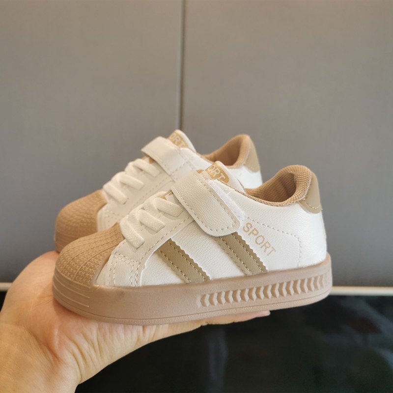 Spring Baby Walking Shoes Children's Kindergarten Little White Shoes Baby Shoes Little Children's Board Shoes Boys' and