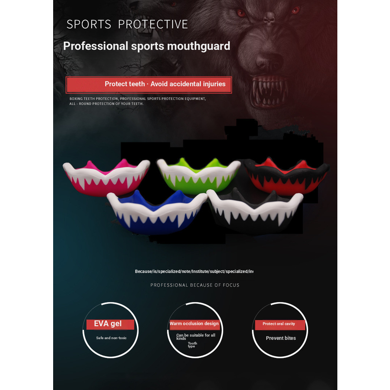 Fangs Vampire Fist Braces Teeth Guard Muay Thai Fighting Fighting Taekwondo Sanda Protective Gear