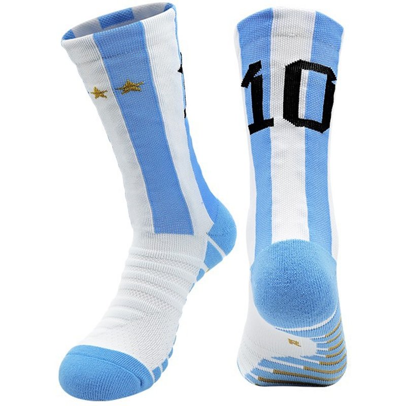 Numbered Football Socks For Men, Non-slip Socks, Towel Bottom Socks, Wholesale Team Training Sports Socks, Wholesale