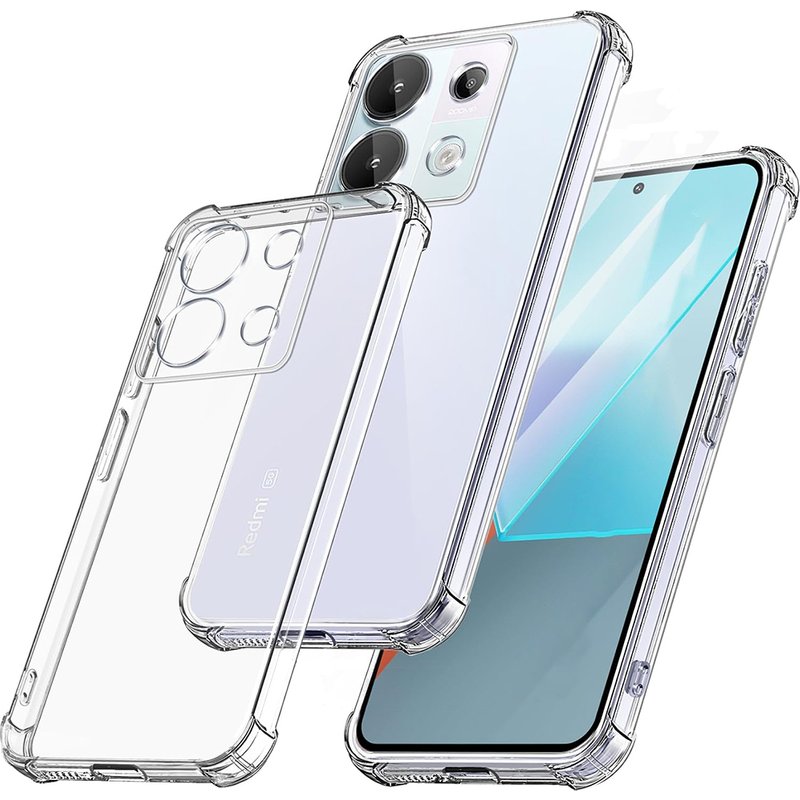 Shockproof Airbag Silicone Case For Xiaomi Redmi Note 13 12 Pro Plus Pro+ 13c 12c 4g 5g Ultra Tnin Soft Back Cover Clear Shell