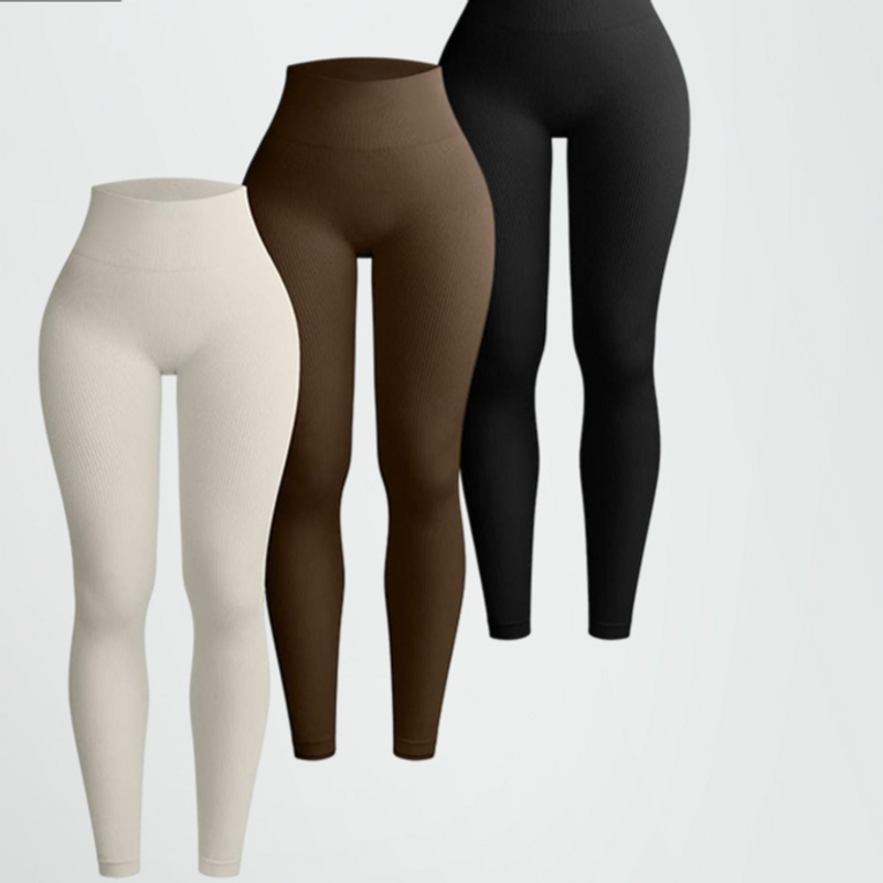 Women's Clothing Threaded sports tight pants