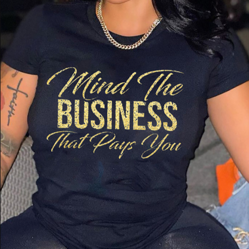 Women's Printed Fashion Athleisure Short Top