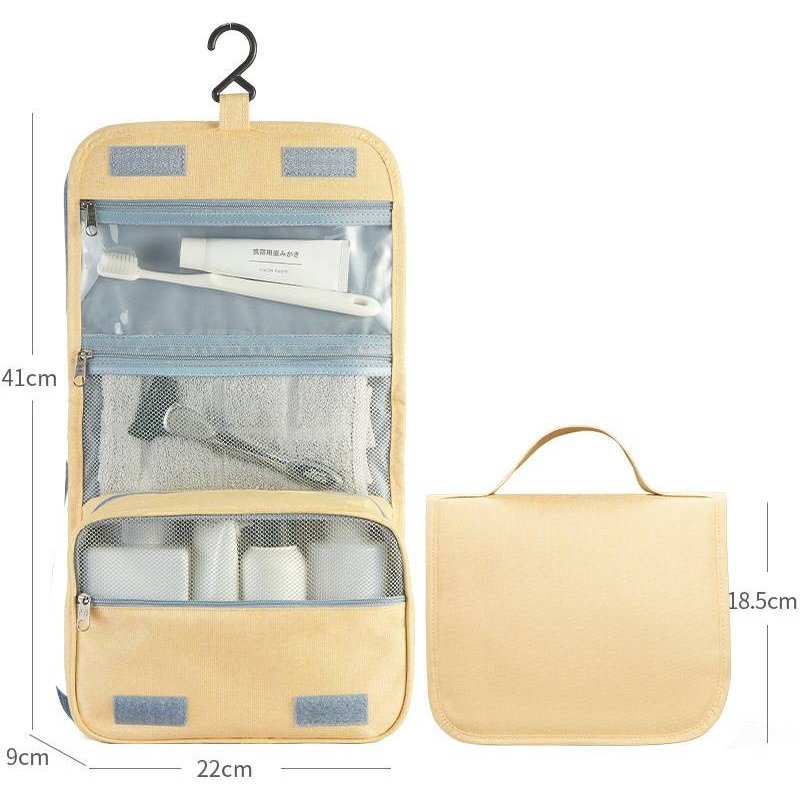 Waterproof Travel Hook Toiletry Bag Foldable Portable Multifunctional Cosmetics Storage Bag