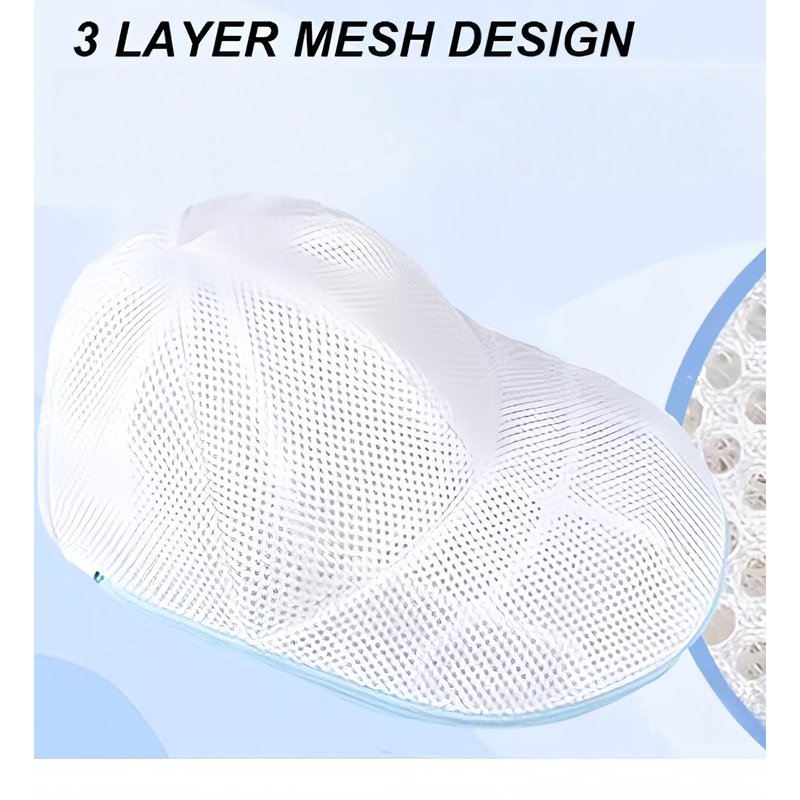 Hat Washing Bag - Baseball Cap Washer Protector For Machine Wash, Anti-Deformity Laundry Mesh​​