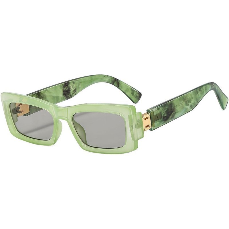 Foreign Trade Sunglasses Square Narrow Frame Light Luxury Sunglasses For Women Candy Color Ins Sun Protection Sunglasses