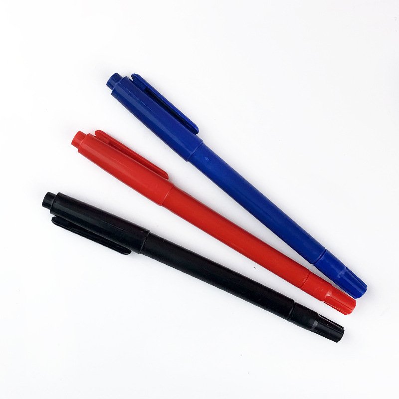 Print Small Double-Headed Marker Pen Advertising Pen Tracing Line Pen Can Be Labeled Oily Marker Pen