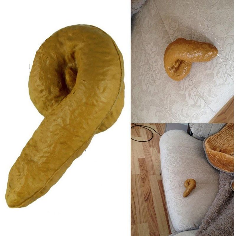 Turd 6-Shape Design Realistic Disgusting Disgusting Turd Prank Prop