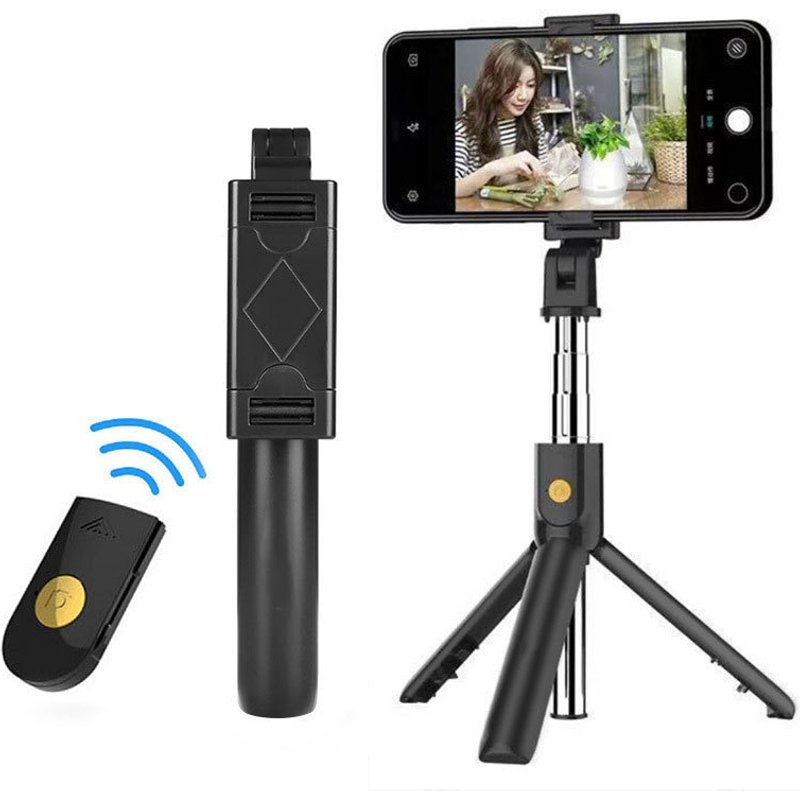 Selfie Stick Degree Photo Holder Lengthened Tripod Live Broadcast Support All Mobile Phones Bluetooth Remote Control