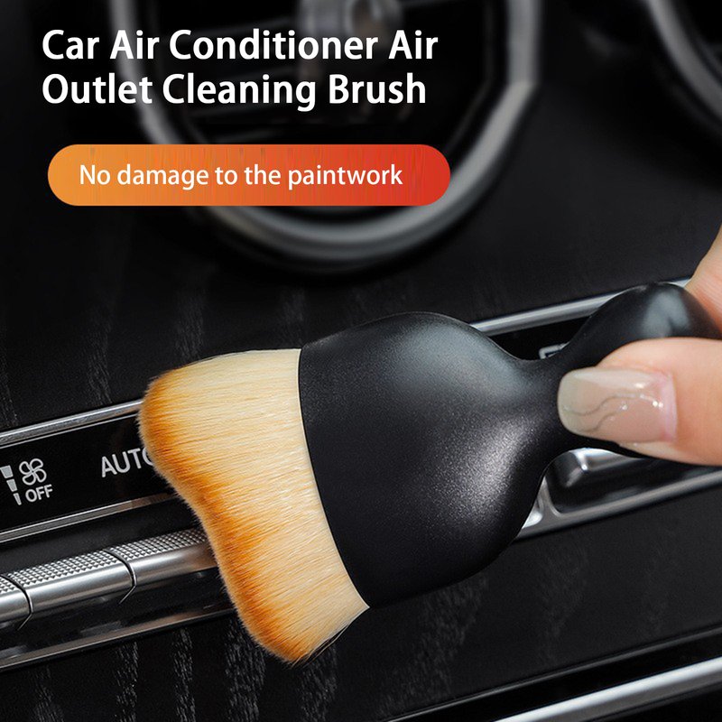 Yuanmheng Air Outlet Brush Car Crevice Dust Removal Air Conditioner Brush Car Interior Cleaning Tool