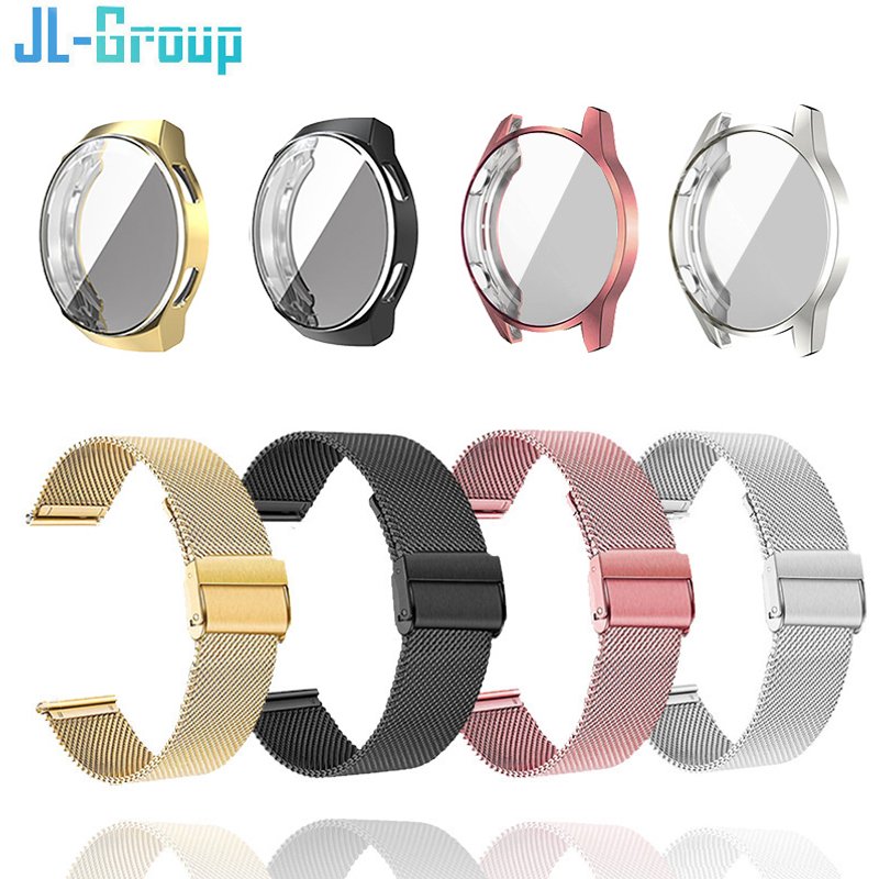 Metal Strap For Huawei Watch GT 2e GT2 3 46mm 42mm Band With Case TPU Screen Protector GT 2 Pro GT2e Bracelet Watchband