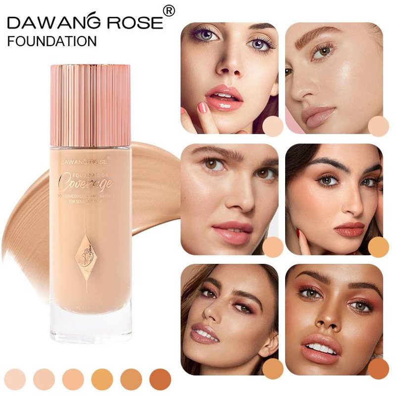 DAWANG ROSE Foundation – Skin-Adjusting & Longwear (16H Matte & Skincare Infused)