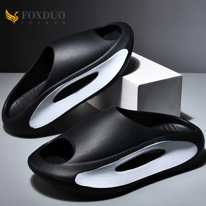 New Summer Sneaker Slippers For Women Men Thick Bottom Platform Slides Soft EVA Hollow Unisex Sports Sandals Casual Beach Shoes