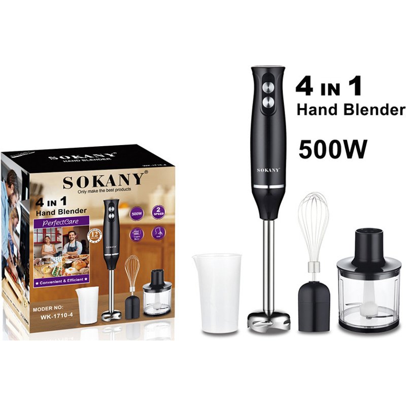 4-in-1 Blender For Fruit Juice And Cooking, Egg Beater, 4in1 Household BLENDER Auxiliary Food Machine