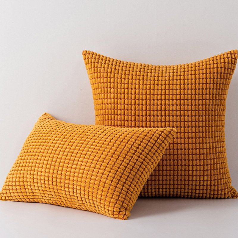 Corn Kernel Pillow – Ultra-Soft Velvet Decorative Throw Pillow With PP Cotton Filling – Modern Minimalist Home Decor (10 Colors)