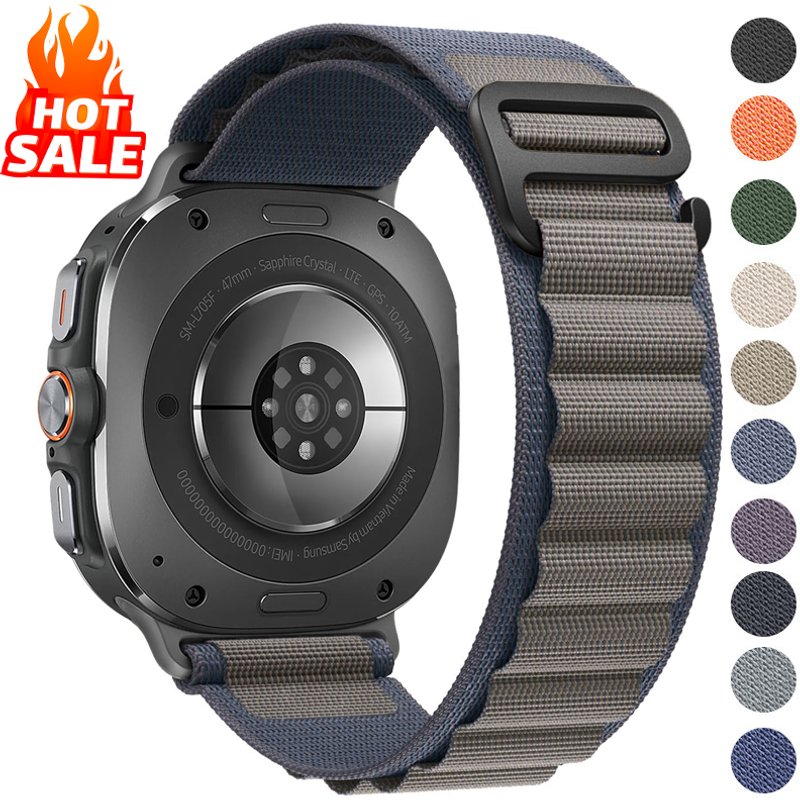 Alpine Loop Strap For Samsung Galaxy Watch Ultra band 47mm Accessories Sport Nylon Bracelet correa Galaxy watch 7 ultra 47 mm