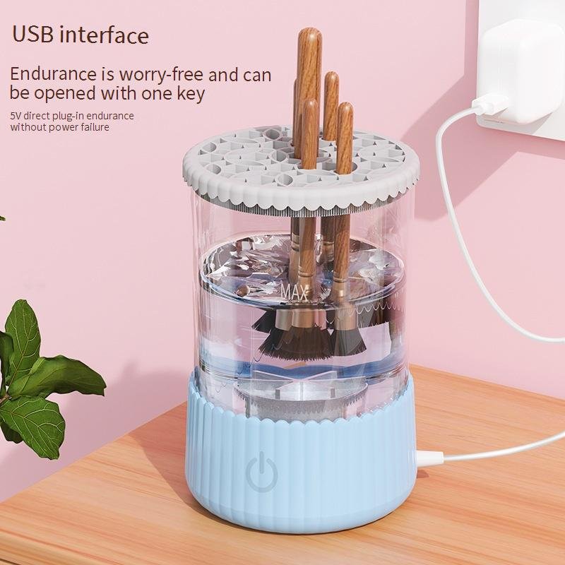 Automatic Makeup Brush Cleaner - Quick Drying, USB Direct Plug, Lazy Electric Cleaning Tool