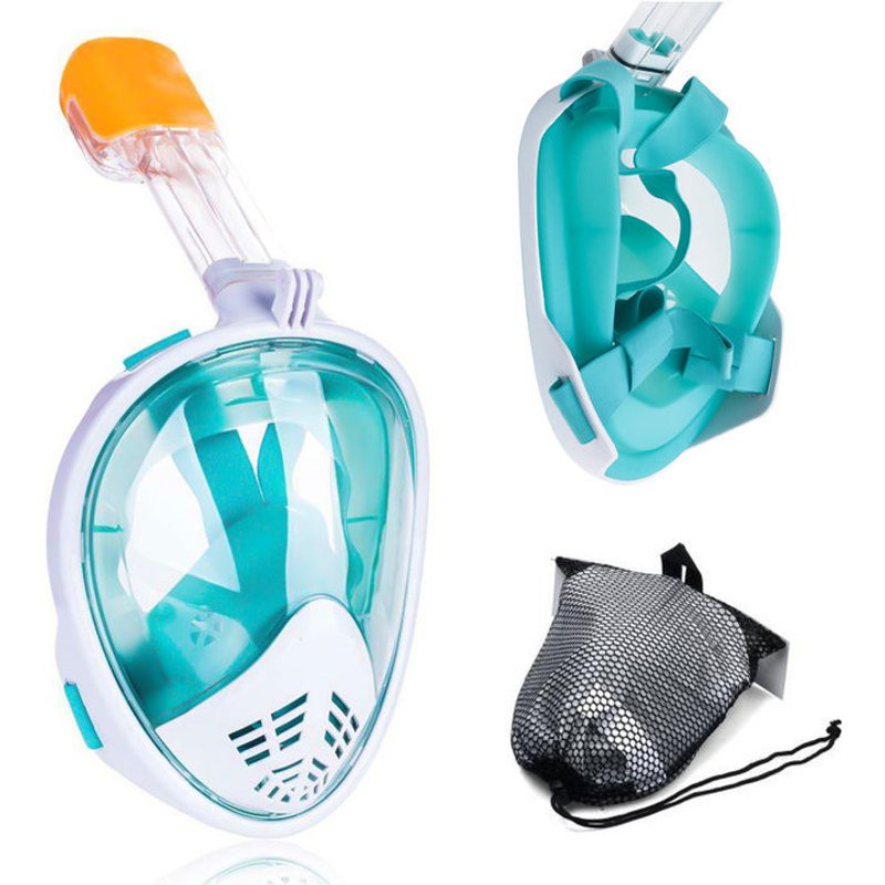 New diving mask Full dry breathing tube anti-fog insertion snorkeling mask
