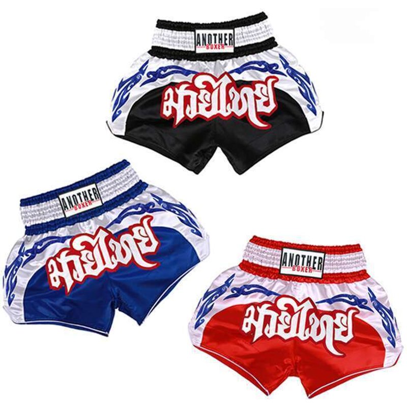Authentic Muay Thai Shorts Patchwork Boxing Pants ONE Competition Shorts MMA Training Clothes Trend