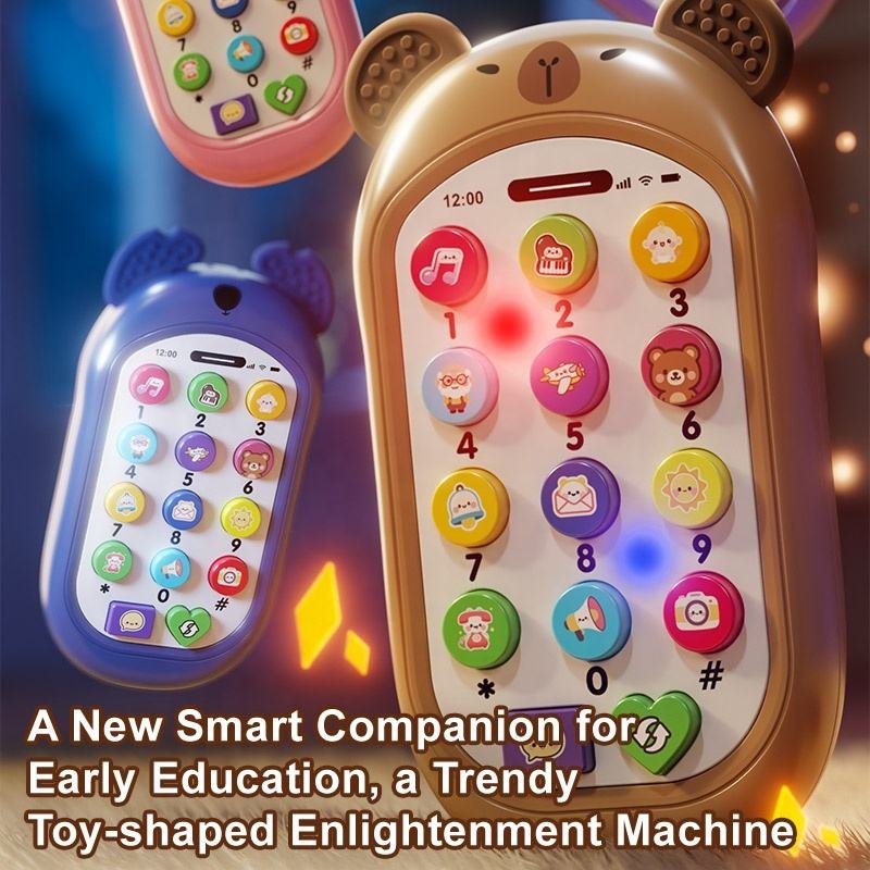 Children's Educational Toy Mobile Phones Early Education Baby Music Simulation Multi-functional Mobile Phones