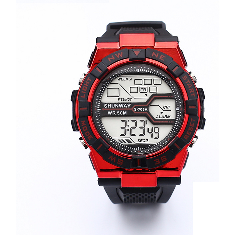 Children's watch Multifunctional electronic watch outdoor waterproof men's electronic watch Student sports electronic watch can be