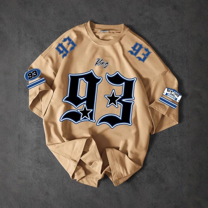 Women's Clothing Casual And Simple Number Fashionable Basic Shirt Short Sleeves With Collar Made To Order