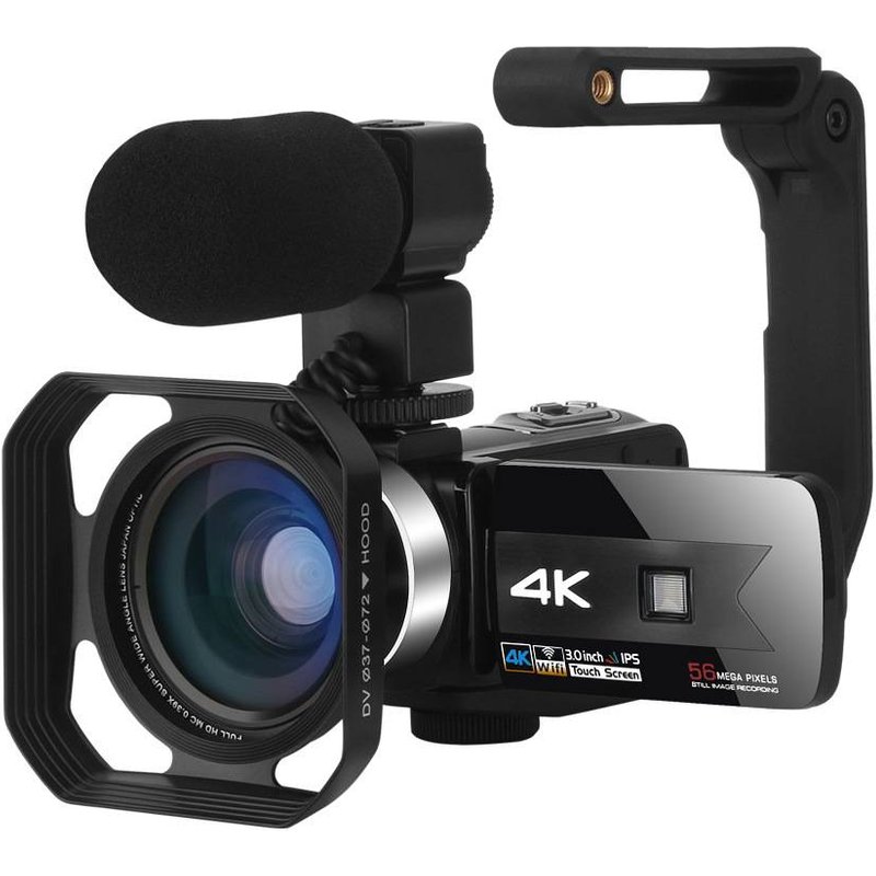New 56 Megapixel 4K High-definition Digital Camera, Wireless WiFi Live Streaming Camera, Integrated Shooting Function