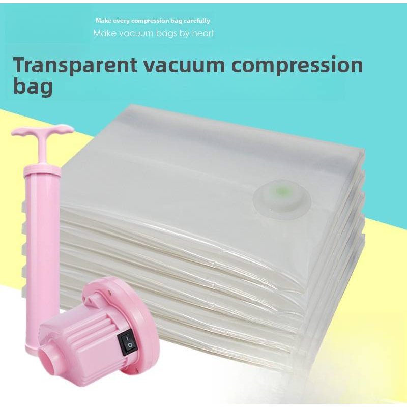 Premium Vacuum Storage Bags - PA+PE Compression Bags For Travel, Blankets & Home Organization (5 Sizes, No Pump Included)