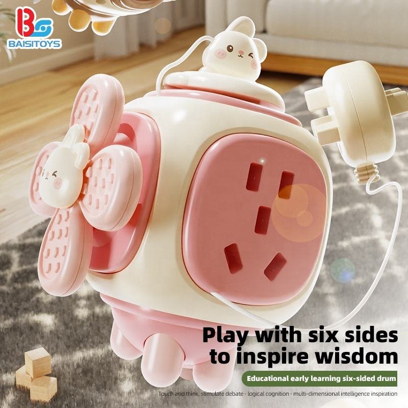 6-in-1 Montessori Educational Development Busy Ball Multi-Functional Activity Cubes For Children