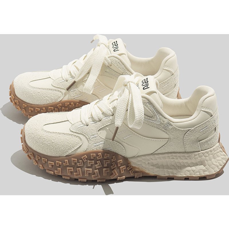 Spring New 2025 Dopamine Sweet Comfortable Non-slip Breathable Agan Shoes Women's Casual Sneakers Fashion Hundred Daily Lightweight