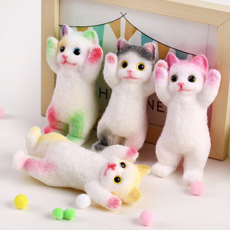 Foam Squishies Hands Up Cat Squeeze Music Decompression Toy Simulation Same Style Squeeze Decompression Vent Fat Cat