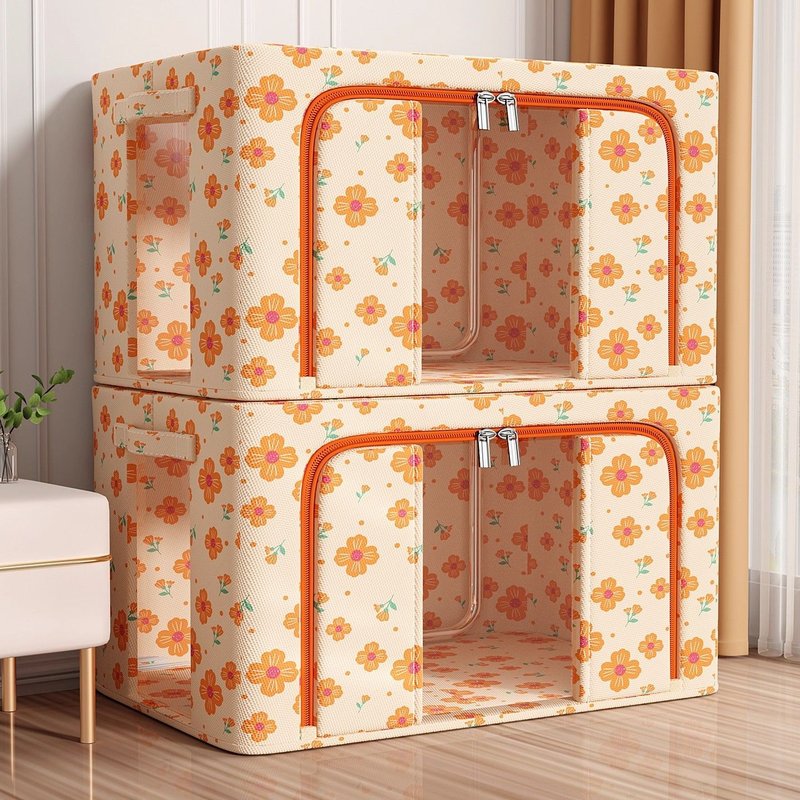 Clothes Organizer Home Large Capacity Wardrobe Clothing Quilt Fabric Foldable Storage Box