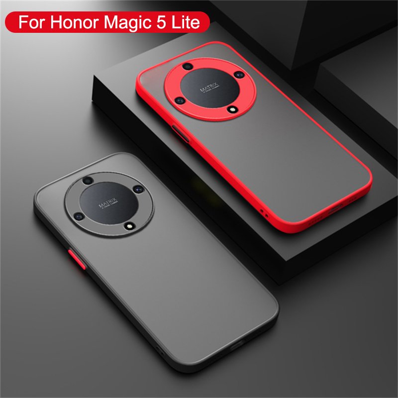 Shockproof Armor Matte Case For Huawei Honor Magic 5 Lite X9A X8A X8 5G X9 Soft Bumper Case For Honor 70 60 50 Pro SE