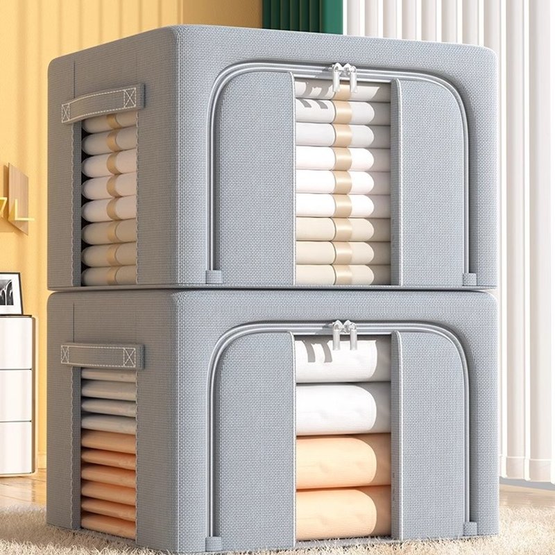 Storage Holders Oxford Cloth Large Easy Clothes Storage Box Multifunctional Foldable Wardrobe Storage Box Baina Box