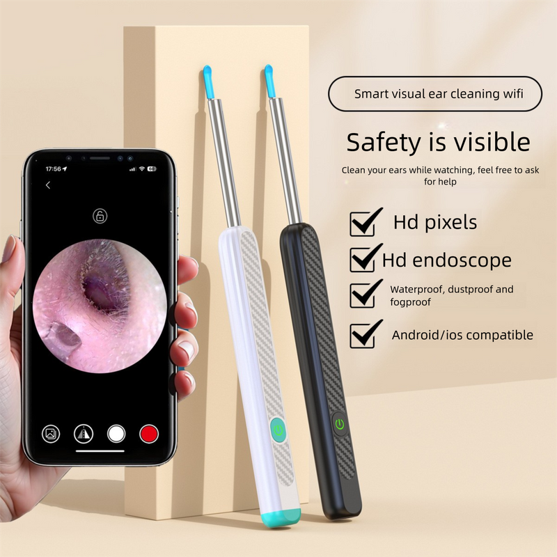 New Product HD Waterproof Camera Head Luminous Wireless Visual Ear Pick