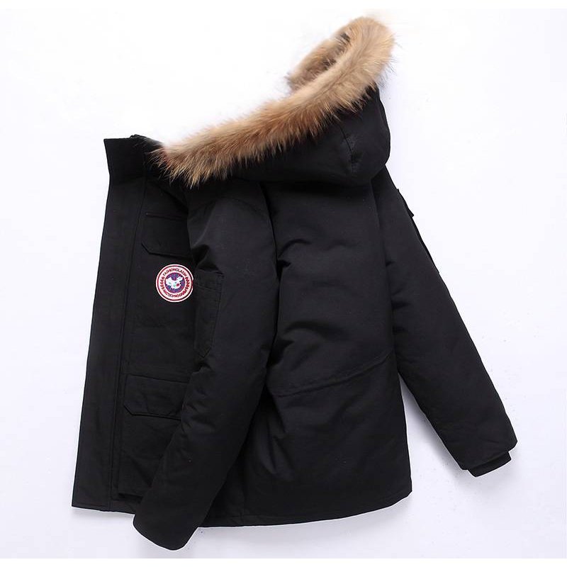 Parka Down Jacket Warm Skiing Loose Pocket Unisex Jacket