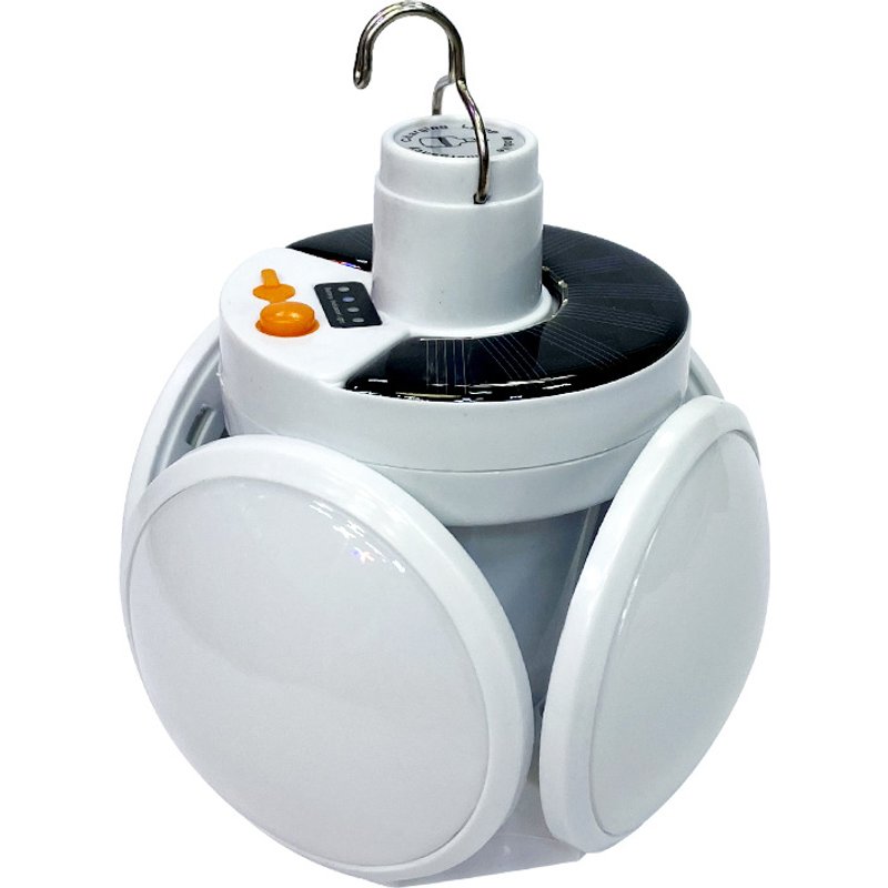 LED high brightness football light hanging folding camping light remote control solar folding football light