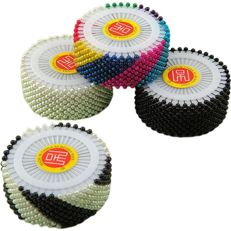 480pcs/Set Round Head Dressmaking Pearl Decorating Sewing Pin Patchwork Straight Sewing Needle Embroidery DIY Garment Cutting