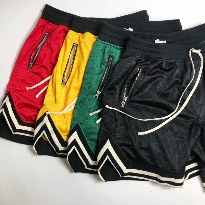 Men's Clothing Summer Thin Mesh Sports Basketball Shorts Men Muscle Fitness Running Basketball Training Breathable Fitness Shorts