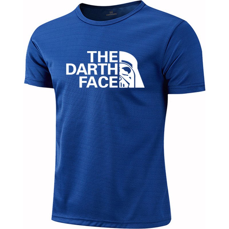 2023 Men's Polychrome Print Short-sleeved T-shirt Quick-drying Clothes Summer Solid Color Mesh Breathable Sportswear